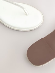 Ivory Bling T-Bar Sandals - Image 7 of 8