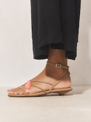 Neutral Forever Comfort® Strappy Hardware Sandals - Image 2 of 10