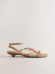 Neutral Forever Comfort® Strappy Hardware Sandals - Image 7 of 10