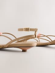 Neutral Forever Comfort® Strappy Hardware Sandals - Image 8 of 10