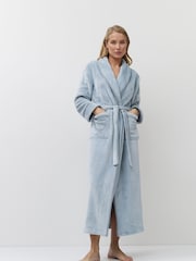 Aruelle Blue Pin Stripe Lea Long Robe - Image 2 of 5
