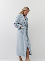 Aruelle Blue Pin Stripe Lea Long Robe - Image 4 of 5
