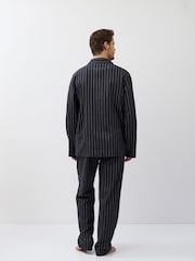 Aruelle Caleb timeless pinstripe Long Leg Grey Pyjamas Set - Image 6 of 6