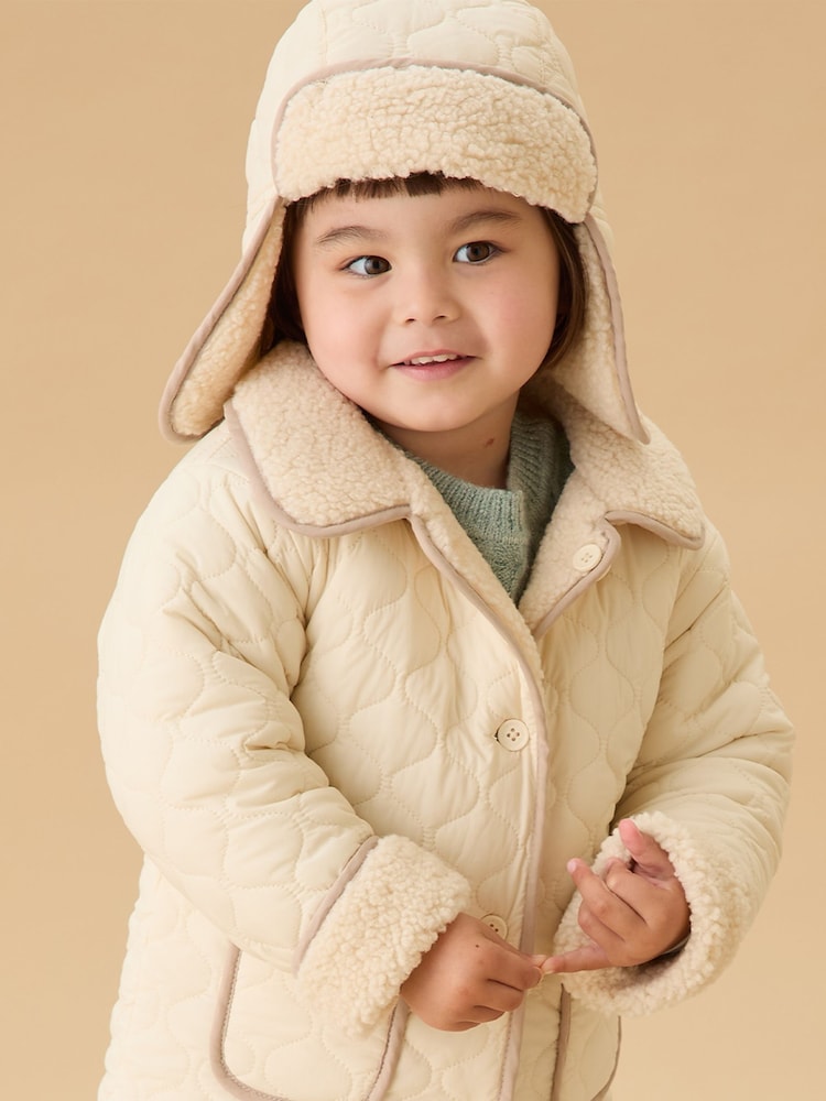 Mori Cream Supersoft Cosy Trapper Hat - Image 1 of 5