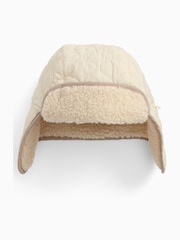Mori Cream Supersoft Cosy Trapper Hat - Image 4 of 5