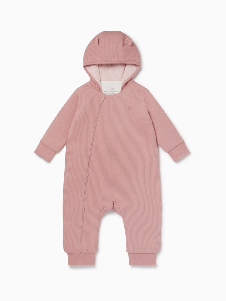 MORI Supersoft Cosy Zip-Up Pramsuit - Image 5 of 5 MORI Supersoft Cosy Zip-Up Pramsuit - Image 5 of 5