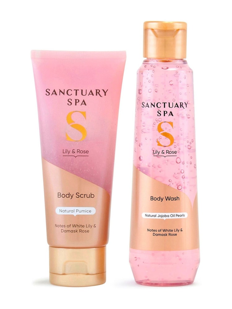 Sanctuary Spa Lily Rose Pampering Bodycare Duo Gift Set Worth 11 - Image 3 of 3 Sanctuary Spa Lily Rose Pampering Bodycare Duo Gift Set Worth 11 - Image 3 of 3