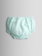 أخضر - فستان مُجمّع برسمة أبليك من JoJo Maman Bébé - صورة 5 من 8