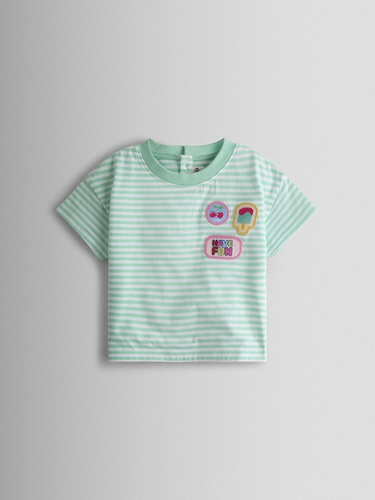 JoJo Maman Bébé Blue T-Shirt - Image 1 of 3