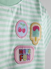 JoJo Maman Bébé Blue T-Shirt - Image 3 of 3