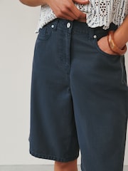 Navy Chino Jorts Shorts - Image 4 of 7