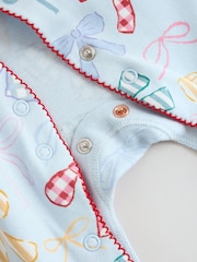 Μπλε/Ροζ - Πακέτο παιδικών στολών ύπνου 3 (0μηνών-2ετών) - Εικόνα 12 από 12