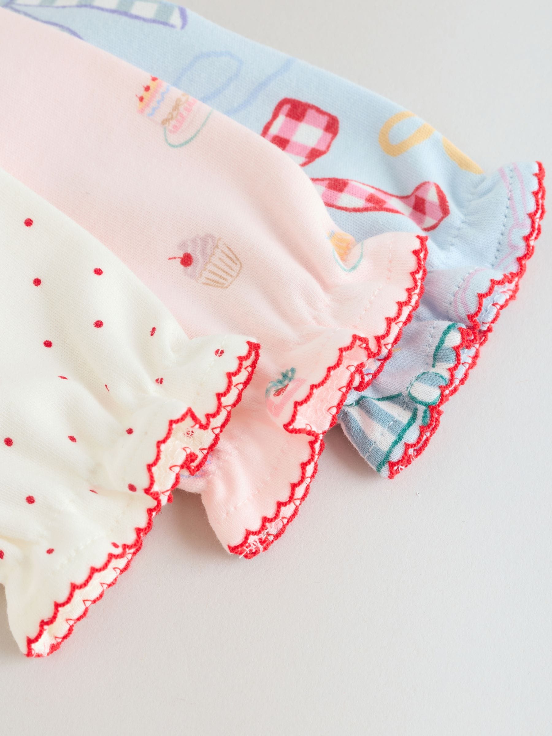 Buy Blue/Pink Sleepsuits 3 Pack (0mths-2yrs) from the Next UK