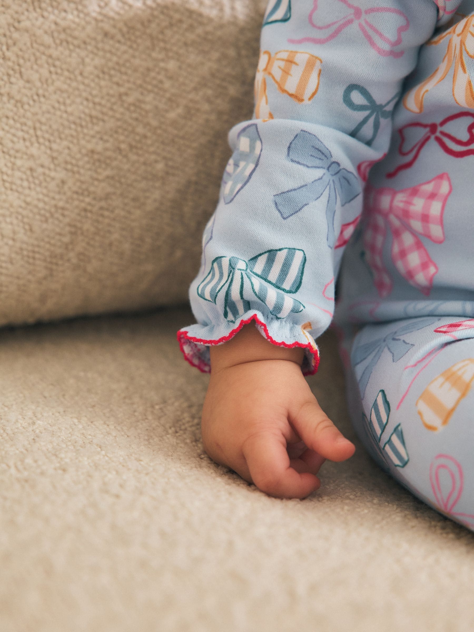 Buy Blue/Pink Sleepsuits 3 Pack (0mths-2yrs) from the Next UK