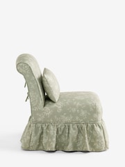 Laura Ashley Aneta Floral Sage Green Madelyn Chair - Image 6 of 7