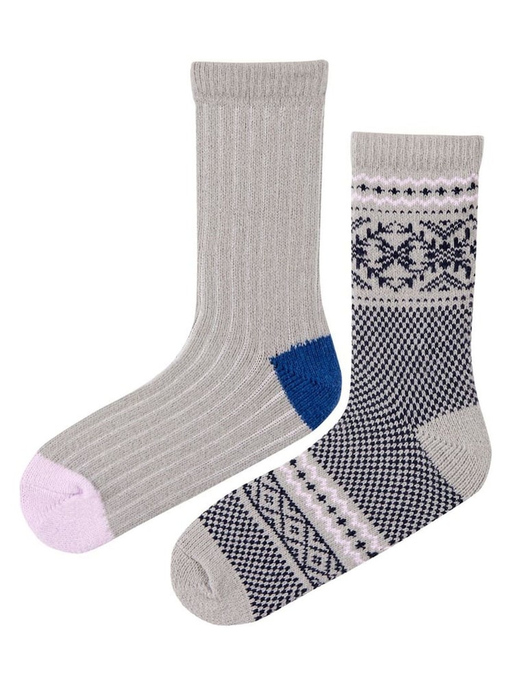 Wild Feet Supersoft Leisure to Lounge Socks 2 Pack - Slika 2 iz 7