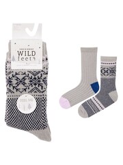Wild Feet Supersoft Leisure to Lounge Socks 2 Pack - Slika 5 iz 7