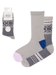 Wild Feet Supersoft Leisure to Lounge Socks 2 Pack - Slika 6 iz 7