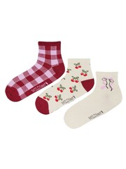Wild Feet Cream Cropped Ankle Socks - Image 2 of 7