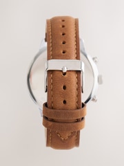 Brown N. Premium Leather Strap Watch - Image 4 of 5