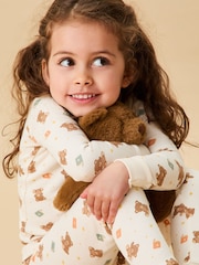 MORI Cream Teddy Bear Supersoft Pyjamas Set - Image 2 of 4