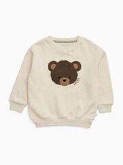 MORI Cream Supersoft Oversized Sweatshirt - Image 3 of 5