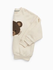 MORI Cream Supersoft Oversized Sweatshirt - Image 4 of 5
