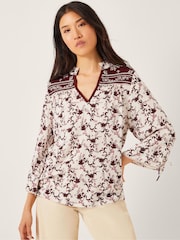 Monsoon Cream Jacqueline Floral Print  Blouse - Image 1 of 4