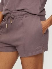 KBX Brown White Jessica Shorts - Image 5 of 6