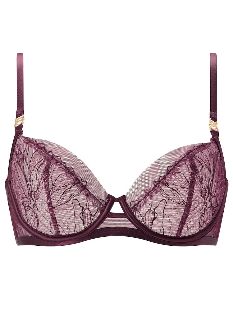KBX Purple Dark Purple Joelle Non Pad Balcony Bra - Image 7 of 7 KBX Purple Dark Purple Joelle Non Pad Balcony Bra - Image 7 of 7