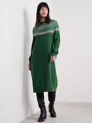 Seasalt Cornwall Bird Ring Fair Isle Knitted Dress - Slika 3 iz 5