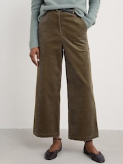 Seasalt Cornwall Green Asphodel Cord Trousers - Image 1 of 5