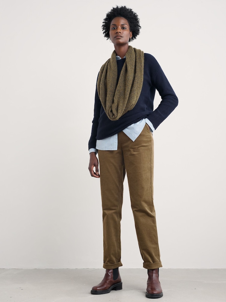 Seasalt Cornwall Brown Crackington Tapered Trousers - Image 1 of 5 Seasalt Cornwall Brown Crackington Tapered Trousers - Image 1 of 5