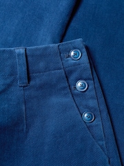 Seasalt Cornwall Blue Crackington Tapered Trousers - Image 4 of 5