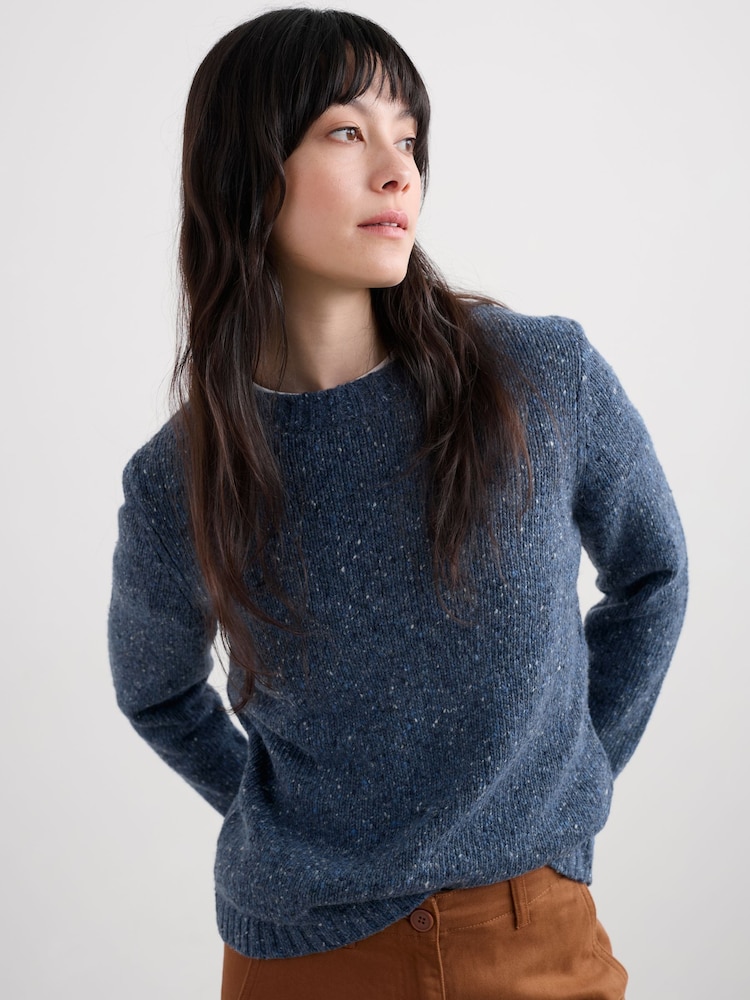 Seasalt Cornwall Blue Dawson Pick Jumper - Image 2 of 5