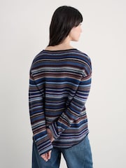Seasalt Cornwall Blue Fruity Jumper - Image 2 of 5