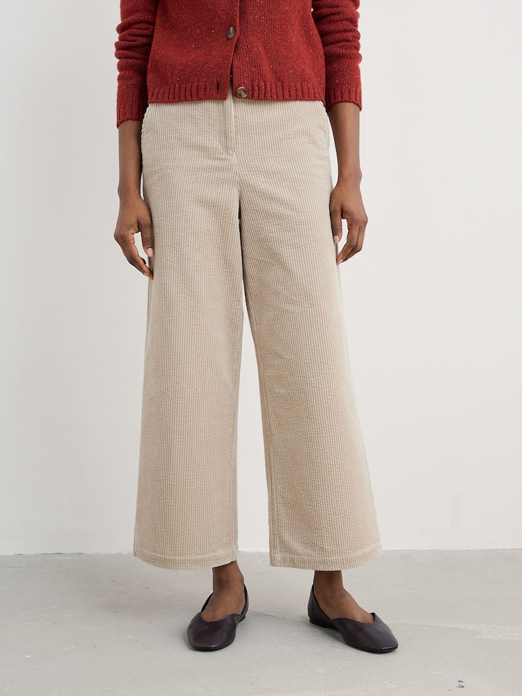 Seasalt Cornwall Natural Asphodel Cord Trousers - Image 1 of 5