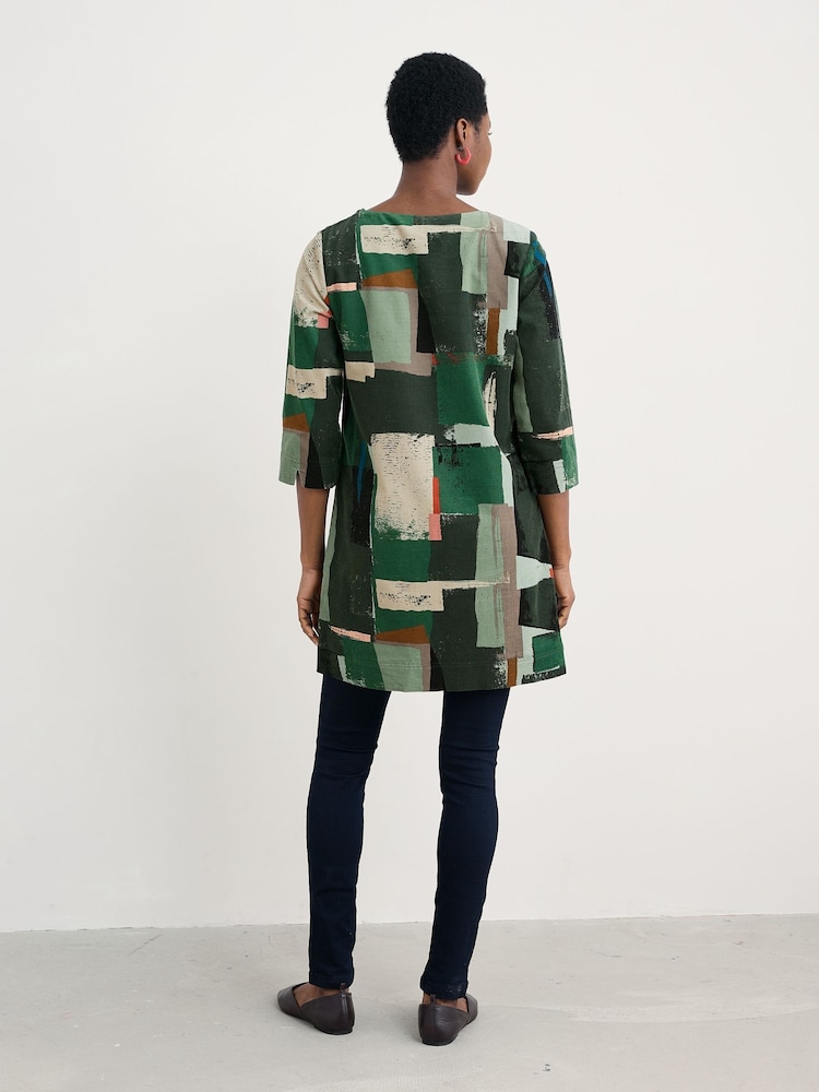 Seasalt Cornwall Green Port Gaverne Needlecord Tunic - Image 2 of 5
