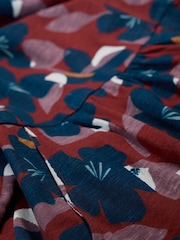 Seasalt Cornwall Blue Enor 3/4 Sleeve Dress - Image 5 of 5