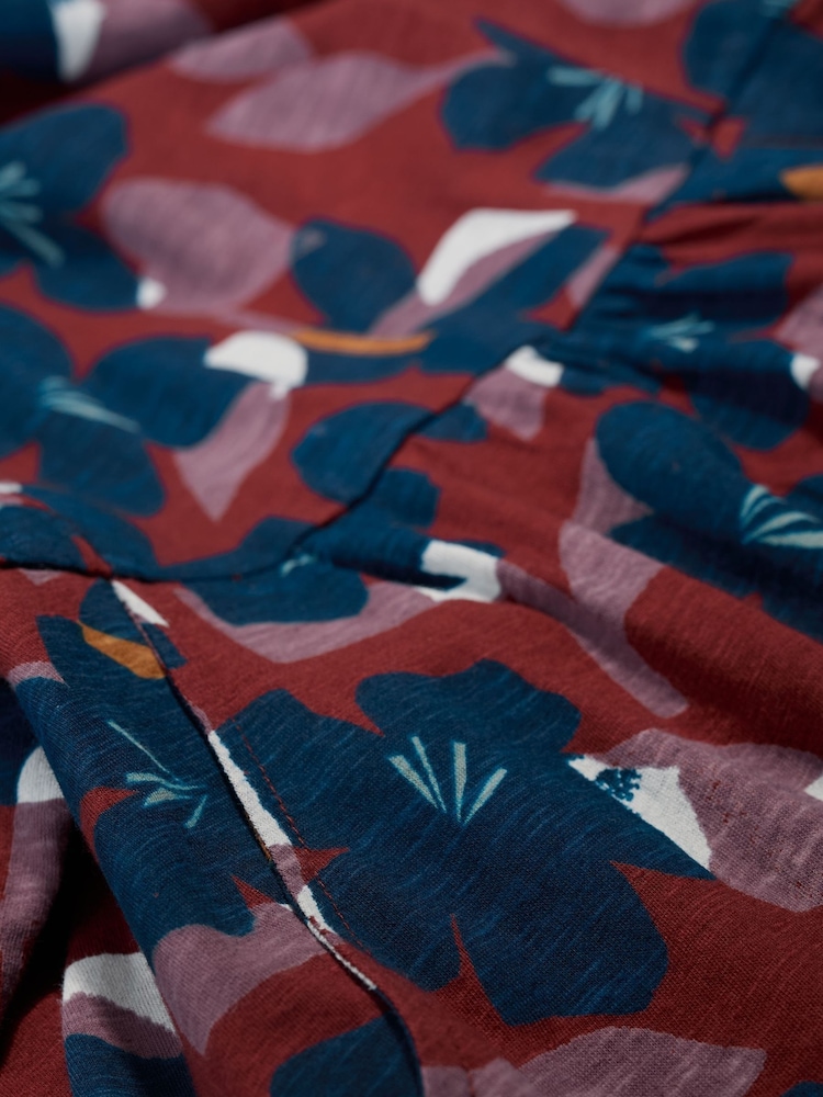 Seasalt Cornwall Blue Enor 3/4 Sleeve Dress - Image 5 of 5