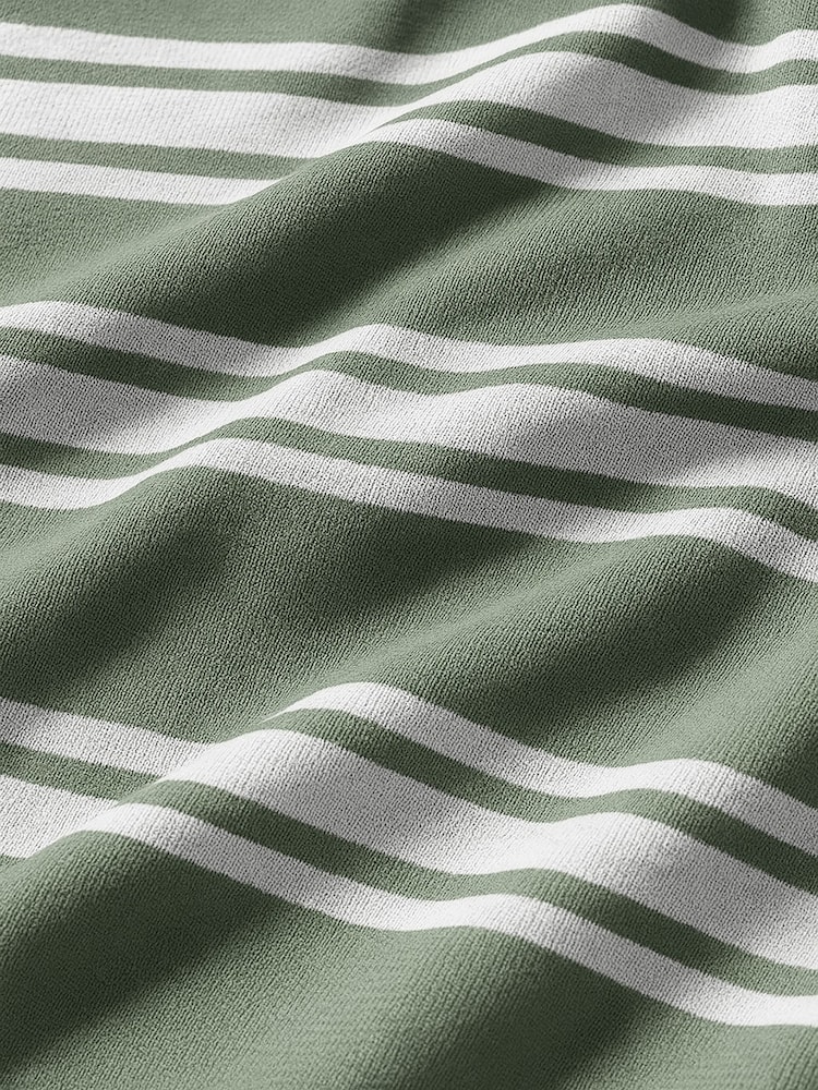 Sage Regular Fit Stripe T-Shirt - Image 3 of 3 Sage Regular Fit Stripe T-Shirt - Image 3 of 3