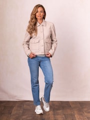 Lakeland Leather Bone Brathay Collared Jacket - Image 3 of 7