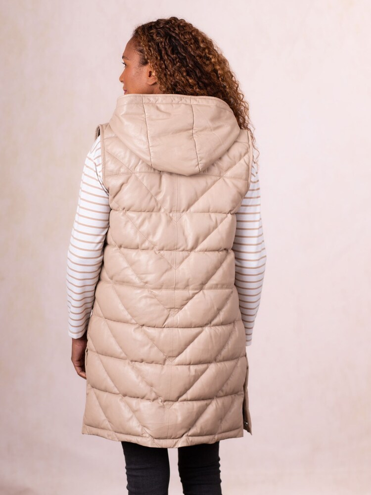 Lakeland Leather Nude Lakeside Gilet - Image 2 of 8