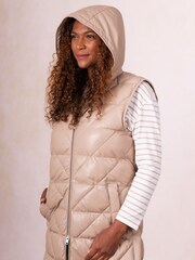 Lakeland Leather Nude Lakeside Gilet - Image 4 of 8