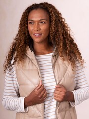 Lakeland Leather Nude Lakeside Gilet - Image 5 of 8