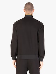 Luke 1977 Makati Zip Through Sweatshirt Black Gold - Image 2 of 7