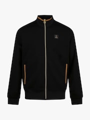 Luke 1977 Makati Zip Through Sweatshirt Black Gold - Image 4 of 7