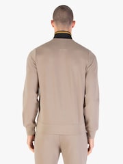 Luke 1977 Makati Zip Through Sweatshirt Black Gold - Image 2 of 7