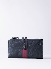 Lakeland Leather Black Hartsop Leather Double Zip Purse - Image 1 of 6