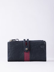 Lakeland Leather Black Hartsop Leather Double Zip Purse - Image 3 of 6